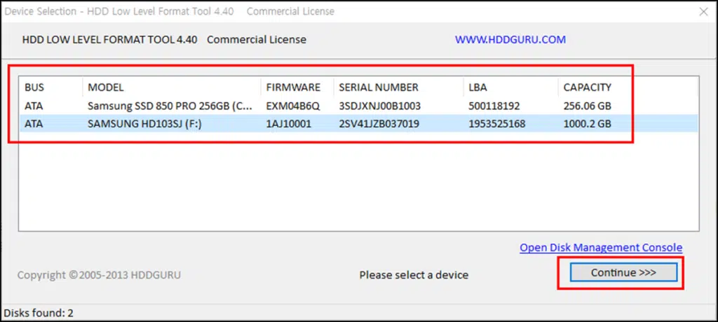 로우포맷 HDD Low Level Format Tool Download 2
