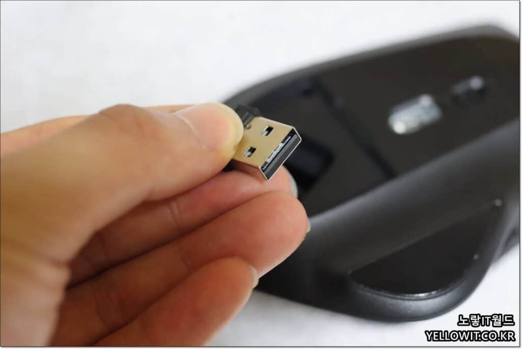 무선 마우스 USB 리시버 컴퓨터 연결 2