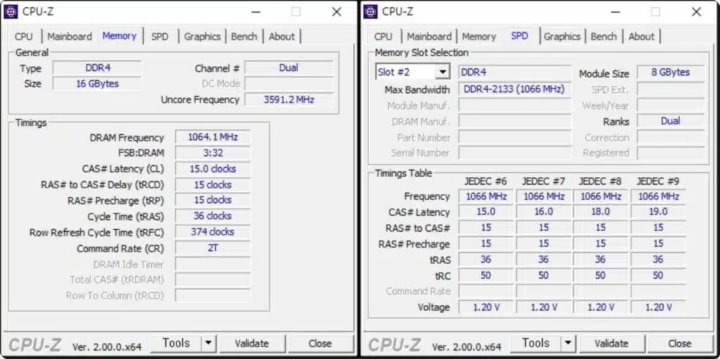CPU Z 컴퓨터 CPU 메인보드 그래픽카드 모델명 확인 2