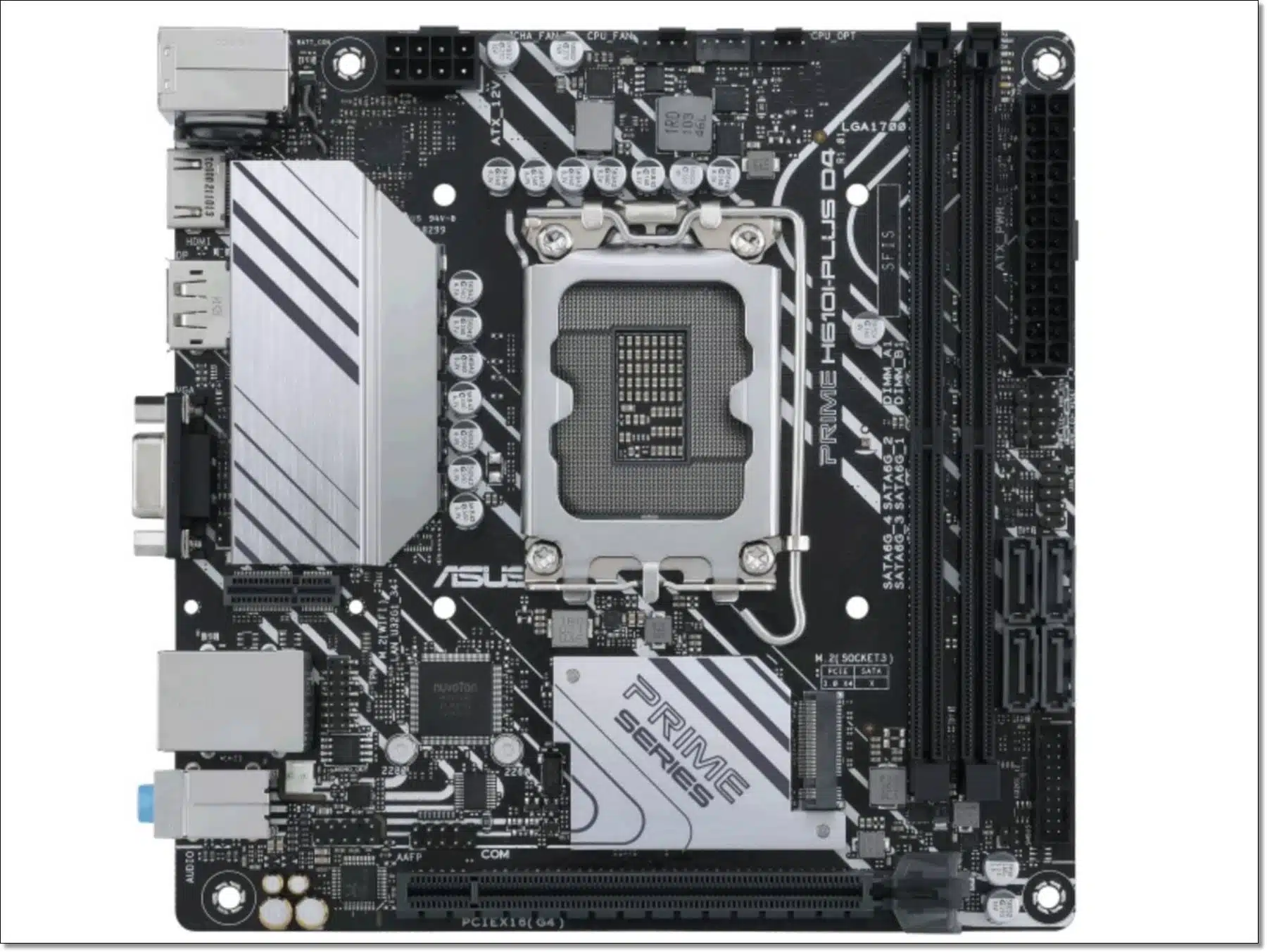 ASUS Intel H610 Mini ITX 메인보드 PRIME H610I PLUS D4 앤트리 급 2