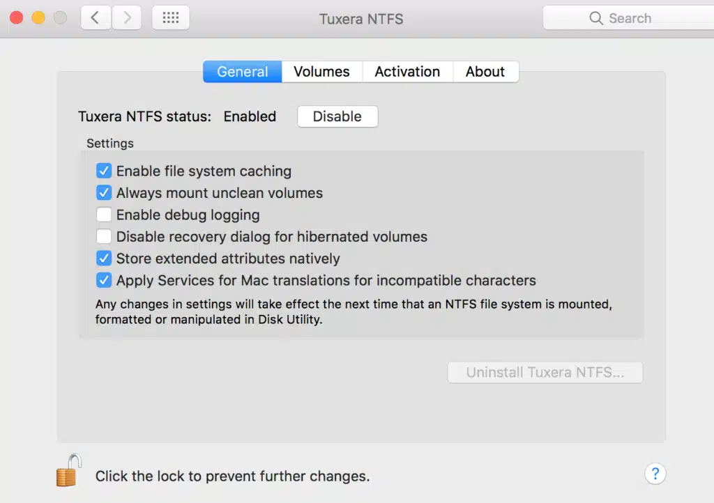 애플 MacOS 외장하드 NTFS 포맷 읽기쓰기 변경