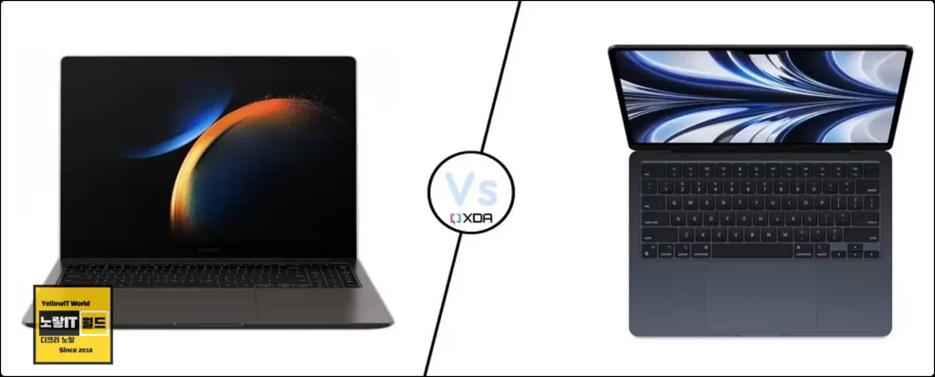 MacBook Air m2 vs Samsung Galaxy Book3