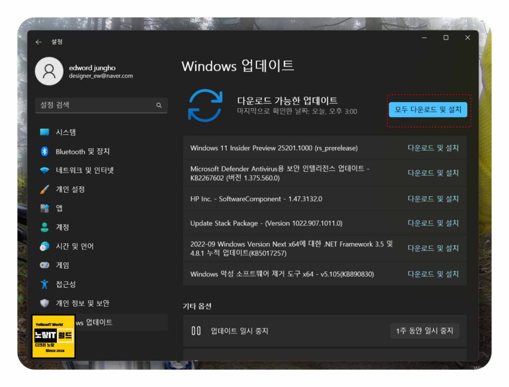 Windows Insider Preview 탈퇴 및 삭제 비활성화 5