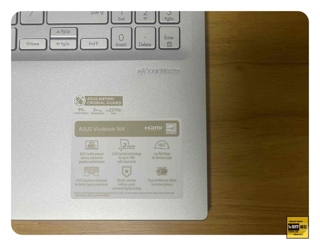 아수스 비보북 16인치 디자이너 사무용 노트북 ASUS Vivobook K3605VV 23