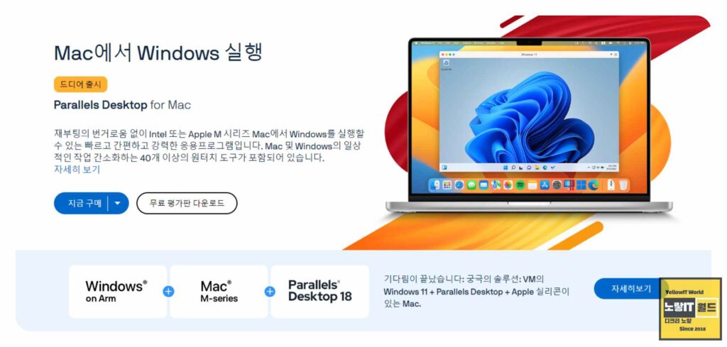 맥북에서 윈도우11 설치 방법 패러럴즈 라이센스 가격 16