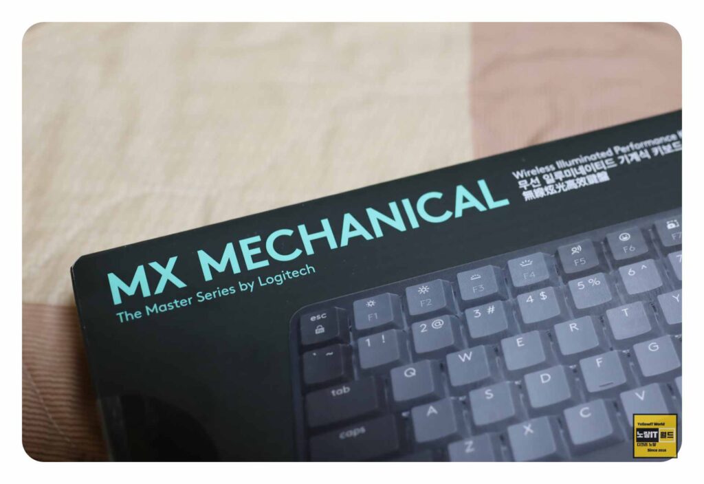 로지텍 매커니컬 무선 적축 기계식 키보드 MX Mechanical 개봉 및 사용후기 3