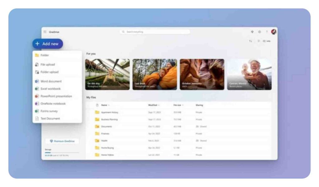 차세대 원드라이브OneDrive 3.0 혁신적인 파일 관리 솔루션 6
