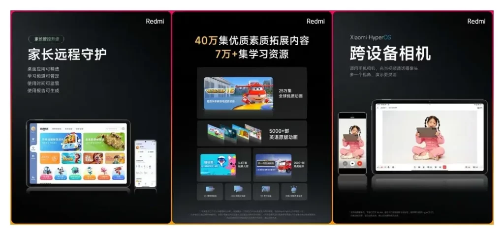 Redmi Pad Pro 출시 12.1인치 IPS 디스플레이 고릴라글라스3 탑재 6